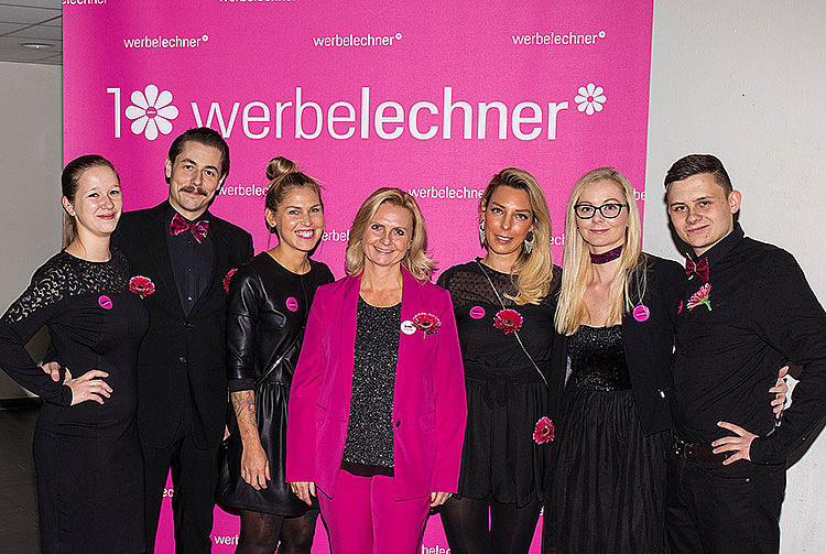 Gabi Lechner & Team Fotocredit: werbelechner - 10 Jahre werbelechner